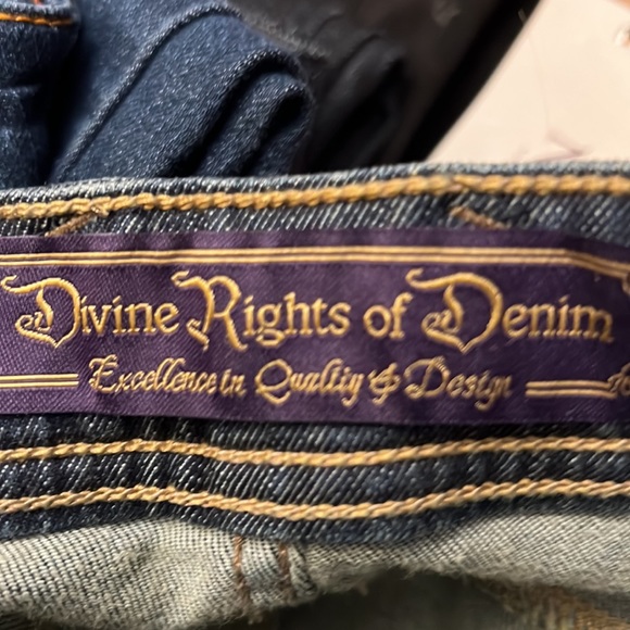New DIVINE RITHTS of denim Size 32  low rise classic skinny - Picture 7 of 8